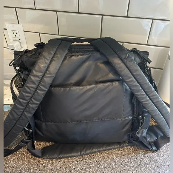 Caraa diaper bag Black, medium size